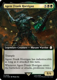 Agent Frank Horrigan (surge foil) (extended art)