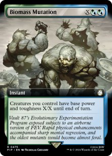 Biomass Mutation (foil) (extended art)