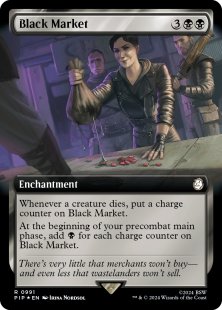 Black Market (surge foil) (extended art)