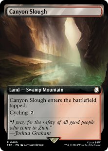 Canyon Slough (foil) (extended art)