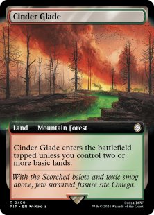 Cinder Glade (foil) (extended art)