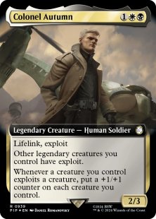 Colonel Autumn (surge foil) (extended art)