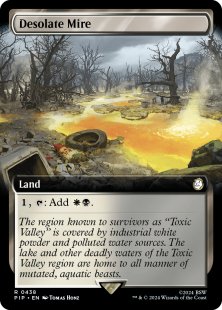 Desolate Mire (foil) (extended art)