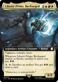 Liberty Prime, Recharged (extended art)