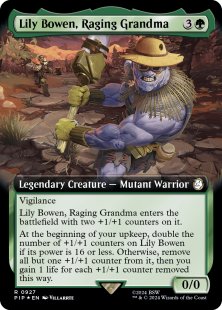 Lily Bowen, Raging Grandma (surge foil) (extended art)