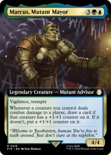 Marcus, Mutant Mayor (foil) (extended art)