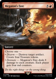 Megaton's Fate (foil) (extended art)