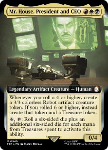 Mr. House, President and CEO (surge foil) (extended art)