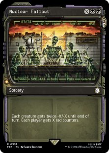 Nuclear Fallout (foil) (showcase)