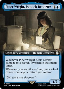 Piper Wright, Publick Reporter (extended art)