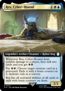 Rex, Cyber-Hound (foil) (extended art)