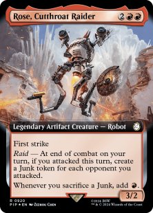 Rose, Cutthroat Raider (surge foil) (extended art)