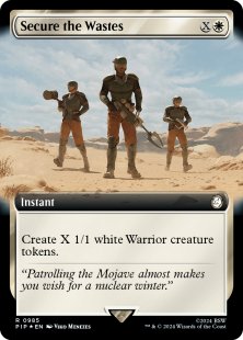 Secure the Wastes (surge foil) (extended art)