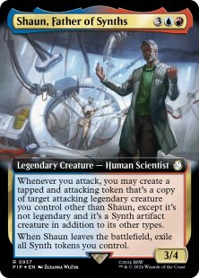 Shaun, Father of Synths (surge foil) (extended art)