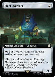 Steel Overseer (foil) (extended art)