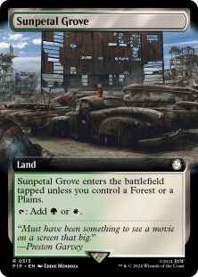 Sunpetal Grove (foil) (extended art)