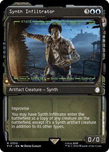 Synth Infiltrator (foil) (showcase)