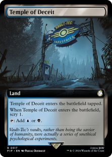 Temple of Deceit (foil) (extended art)