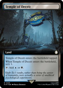 Temple of Deceit (surge foil) (extended art)