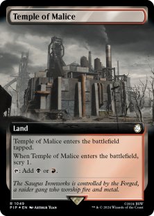 Temple of Malice (surge foil) (extended art)
