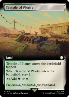 Temple of Plenty (surge foil) (extended art)