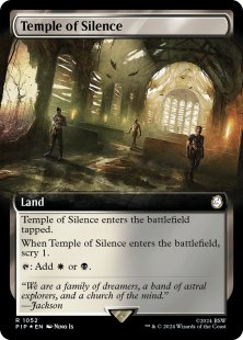 Temple of Silence (surge foil) (extended art)