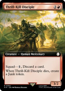 Thrill-Kill Disciple (foil) (extended art)