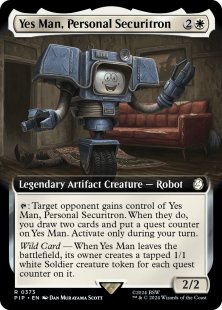 Yes Man, Personal Securitron (extended art)