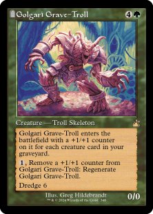 Golgari Grave-Troll (foil) (showcase)