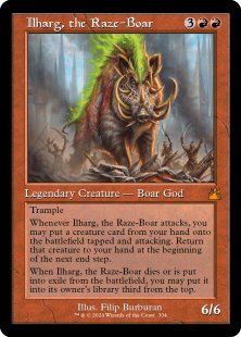 Ilharg, the Raze-Boar (#334) (showcase)