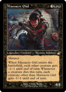 Massacre Girl (#328) (foil) (showcase)