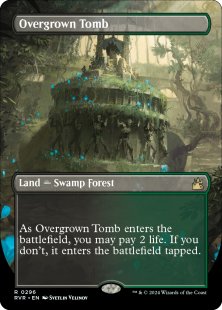 Overgrown Tomb (#296) (foil) (borderless)