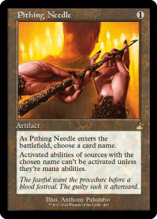 Pithing Needle (foil) (showcase)