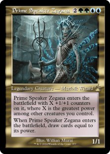 Prime Speaker Zegana (#377) (foil) (showcase)