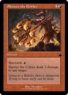 Skewer the Critics (foil) (showcase)