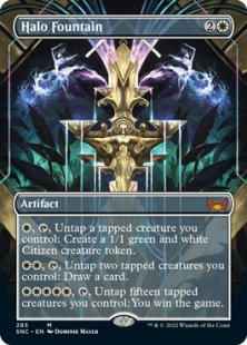 Halo Fountain (foil) (borderless) - Streets of New Capenna varianten |  Bazaar of Magic