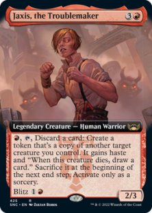 Jaxis, the Troublemaker (extended art)