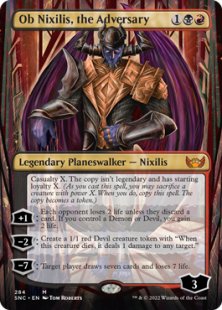 Ob Nixilis, the Adversary (foil) (borderless)