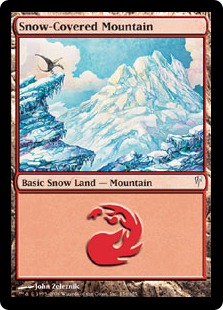 Snow-Covered Mountain (foil)