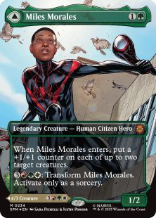 Miles Morales (#234) (foil) (borderless)