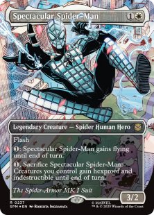 Spectacular Spider-Man テクスチャー・Foil (236) Spectacular Spider-Man (#236) (textured foil) (borderless