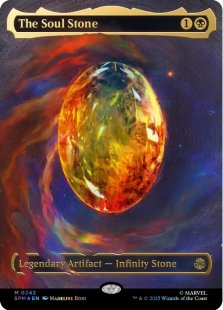 The Soul Stone (#242) (cosmic foil) (foil) (borderless)