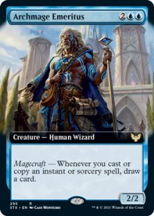 Archmage Emeritus (foil) (extended art)