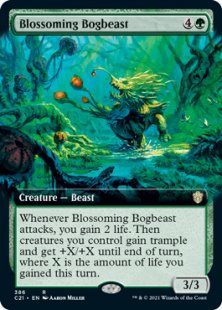 Blossoming Bogbeast (extended art)