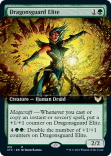 Dragonsguard Elite (foil) (extended art)