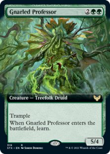 Gnarled Professor (foil) (extended art)