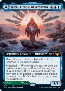 Jadzi, Oracle of Arcavios (foil) (extended art)