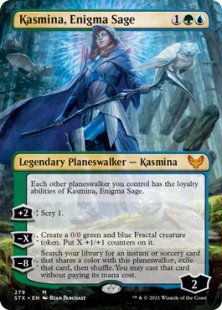 Kasmina, Enigma Sage (foil) (borderless)