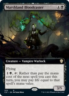 Marshland Bloodcaster (extended art)