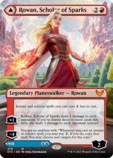 Rowan, Scholar of Sparks (foil) (borderless)